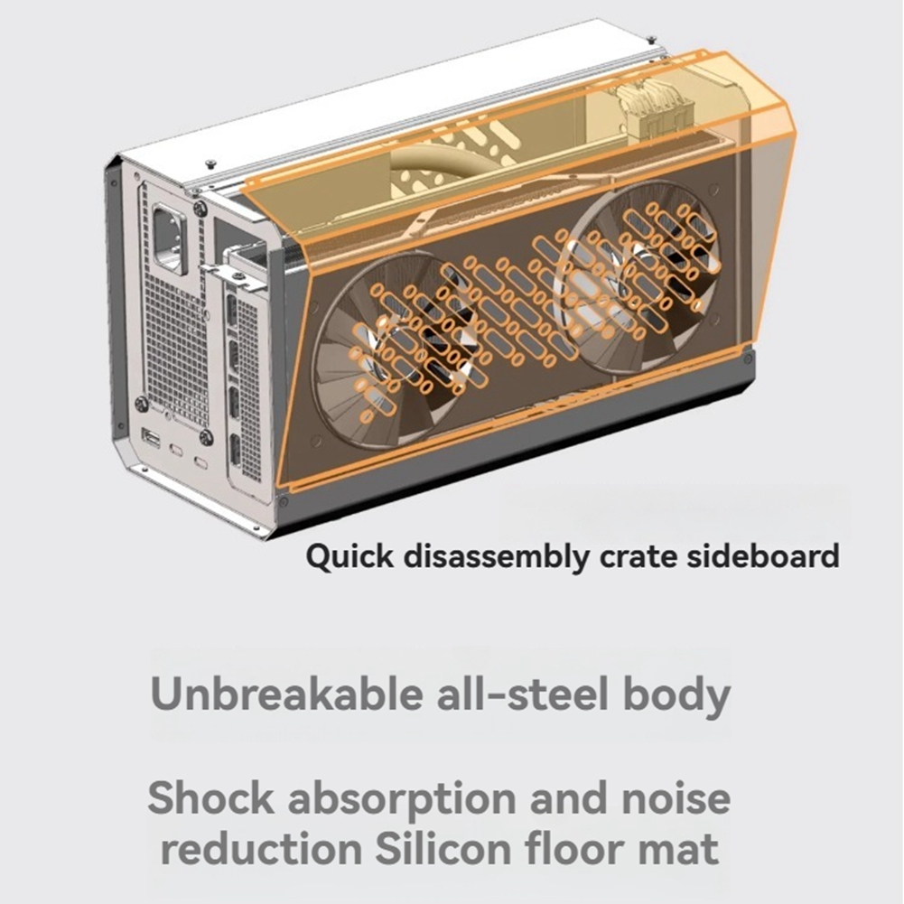 M05K Frame Case Chassis for TH - огляд і ціна External Gpu Dock Pcie 4.0 Oculink