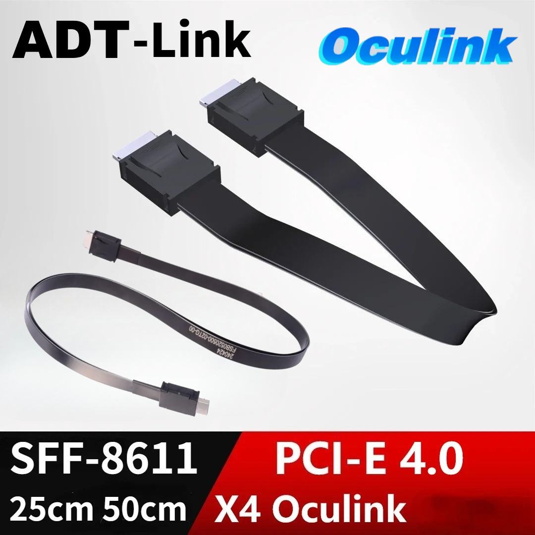 ADT PCI-E 4.0 X4 SFF-8611 Male - огляд і ціна External Gpu Dock Pcie 4.0 Oculink
