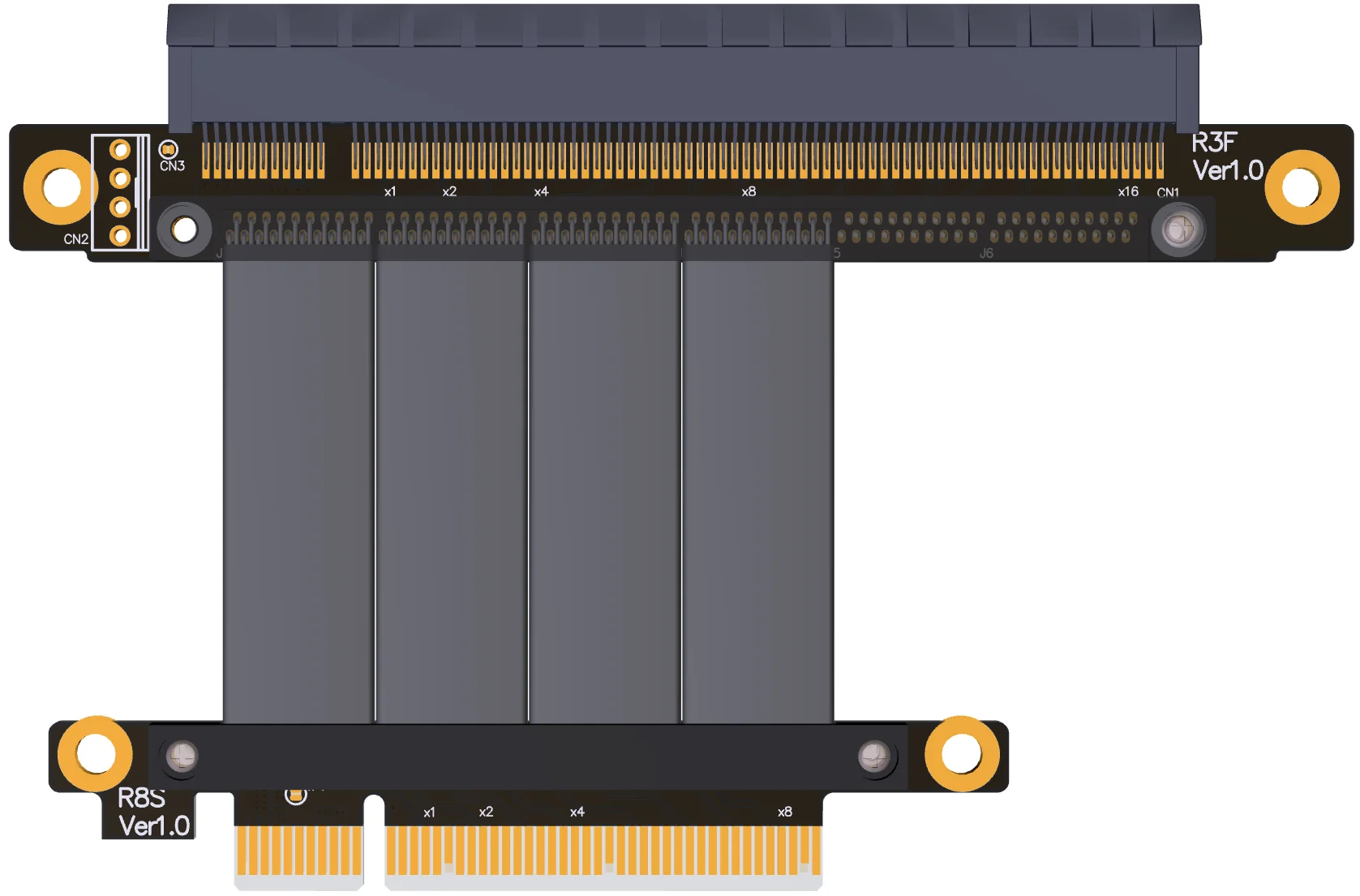 ADT-Link PCI-E 5.0 4.0 3.0 X8  - огляд і ціна Pcie 4.0 X16 Riser Cable 90 Degree