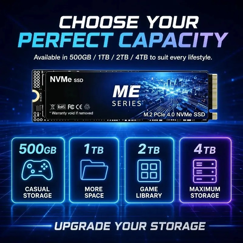 ME 500GB-4TB SSD M.2 NVMe Inte - огляд і ціна M.2 Nvme 4Tb Pcie 4.0 Ssd