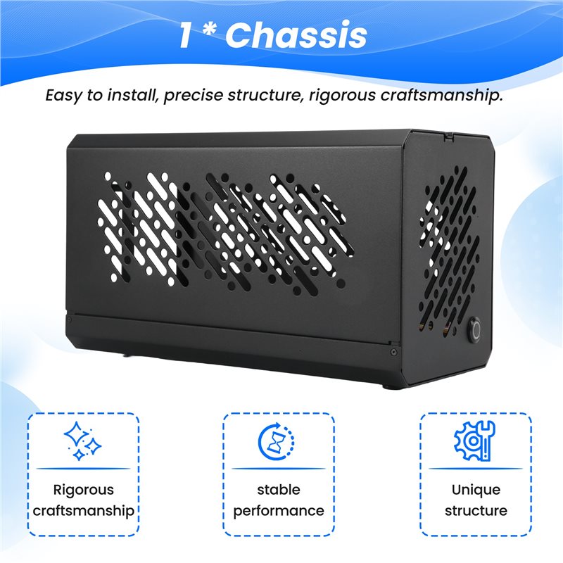 A41Z-Frame Case Chassis For TH - огляд і ціна Itx Case Full Aluminum Pcie 4.0