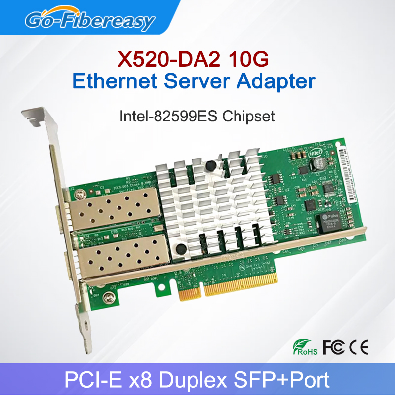 X520-DA2 10Gb SFP+PCI-E Networ - огляд і ціна 10Gb Sfp+ Pcie Network Card Dual Port