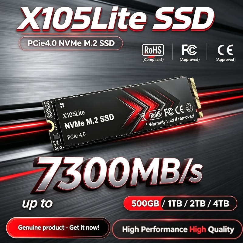 X105Lite 500GB-4TB M.2 PCIe 4. - огляд і ціна M.2 Nvme 4Tb Pcie 4.0 Ssd