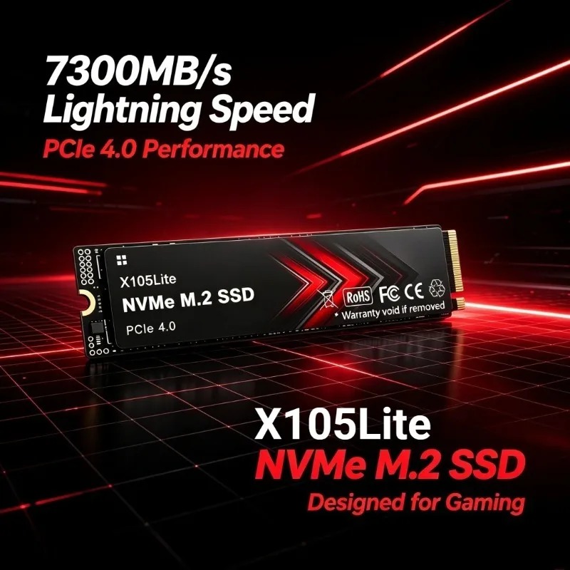 X105Lite 500GB-4TB M.2 PCIe 4. - огляд і ціна M.2 Nvme 4Tb Pcie 4.0 Ssd