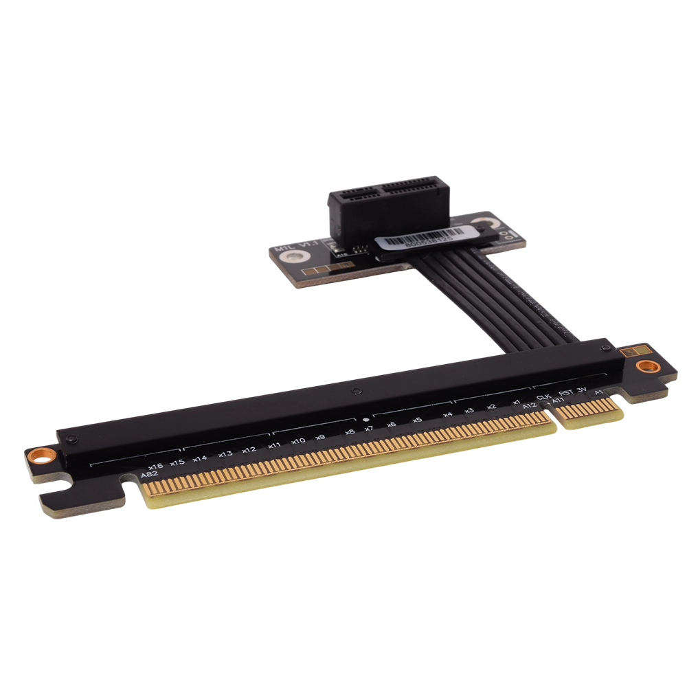 PCIe 4.0 X16 To X1 X4 X8 Exten - огляд і ціна Pcie 4.0 X16 Riser Cable 90 Degree