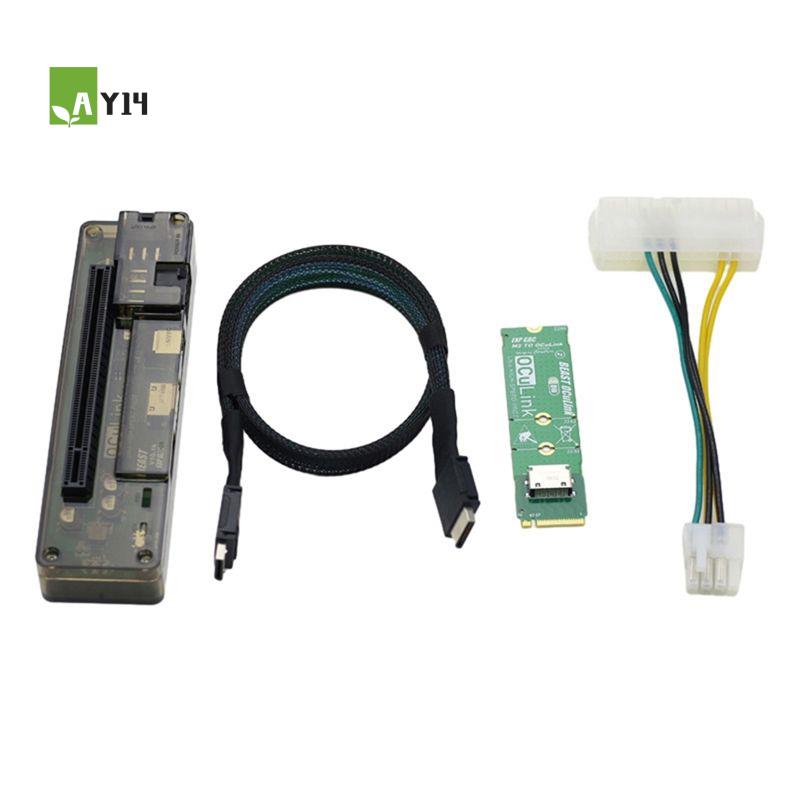 AY14 -M.2 MKEY To OCULINK Adap - огляд і ціна External Gpu Dock Pcie 4.0 Oculink