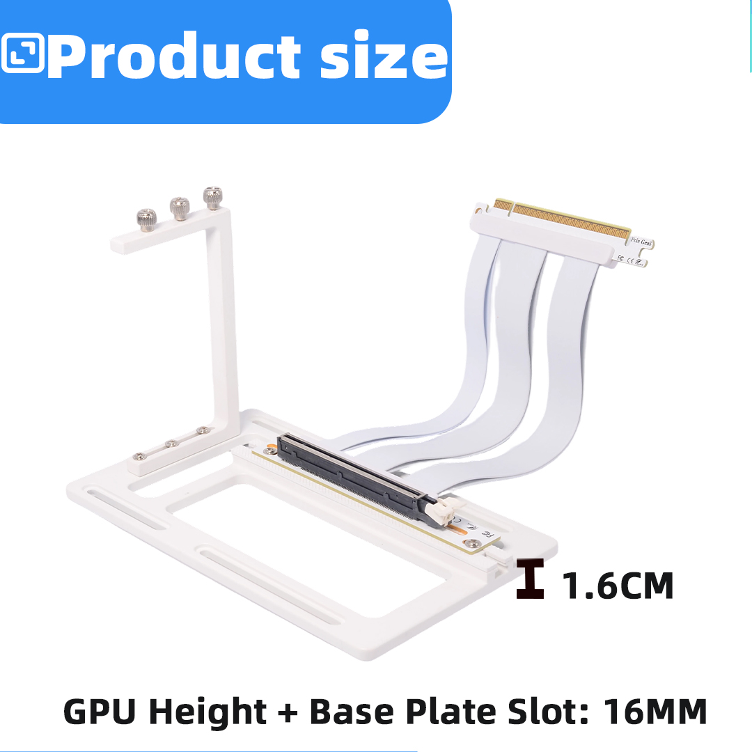 PCIe 5.0 /4.0 /3.0 X16 90 Degr - огляд і ціна Pcie 4.0 X16 Riser Cable 90 Degree