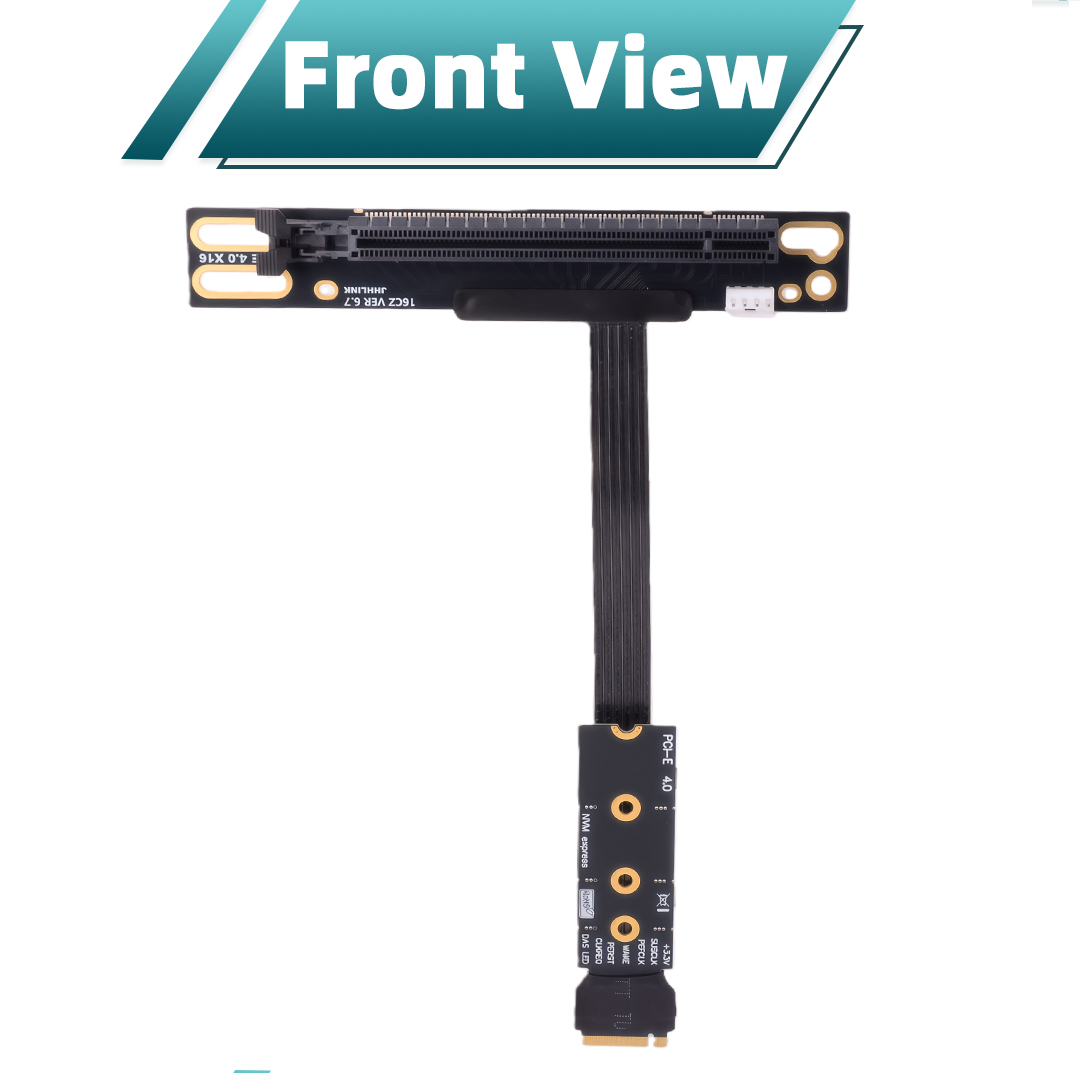 M.2 NVME To PCIe X16 90 Degree - огляд і ціна Pcie 4.0 X16 Riser Cable 90 Degree