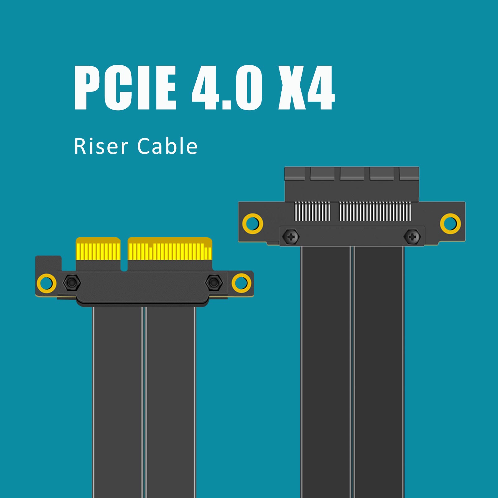 PCIe 4.0 X4 Riser Cable, 180 D - огляд і ціна Pcie 4.0 X16 Riser Cable 90 Degree
