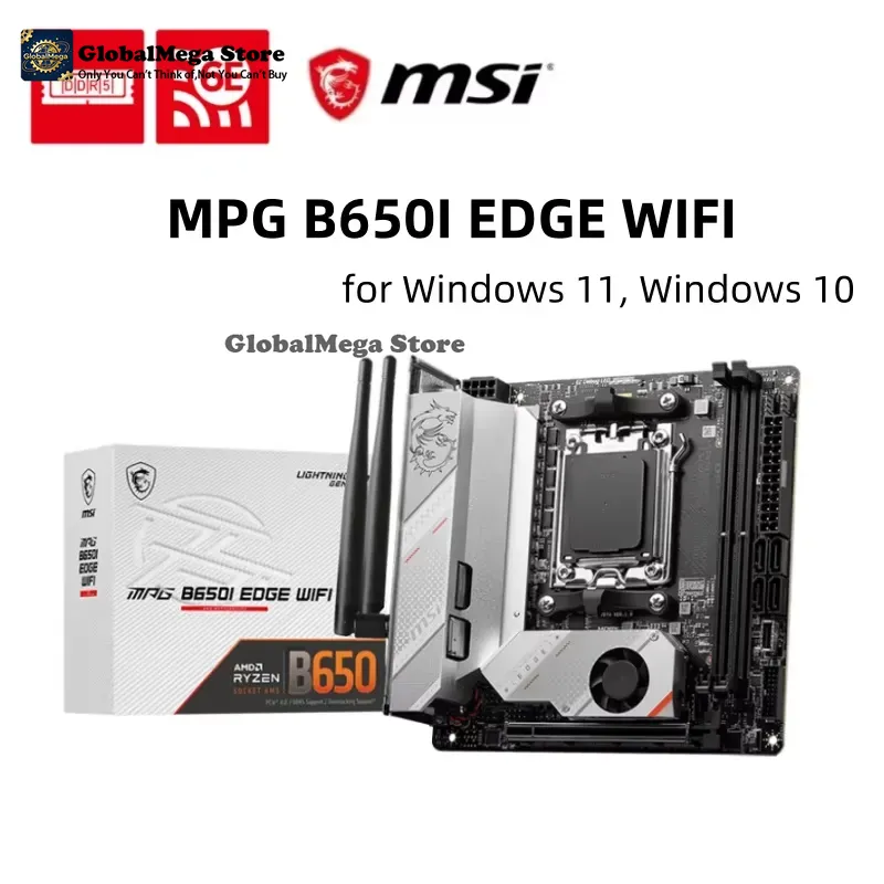 New MPG B650I EDGE WIFI Mother - огляд і ціна B650 Itx Motherboard Wifi