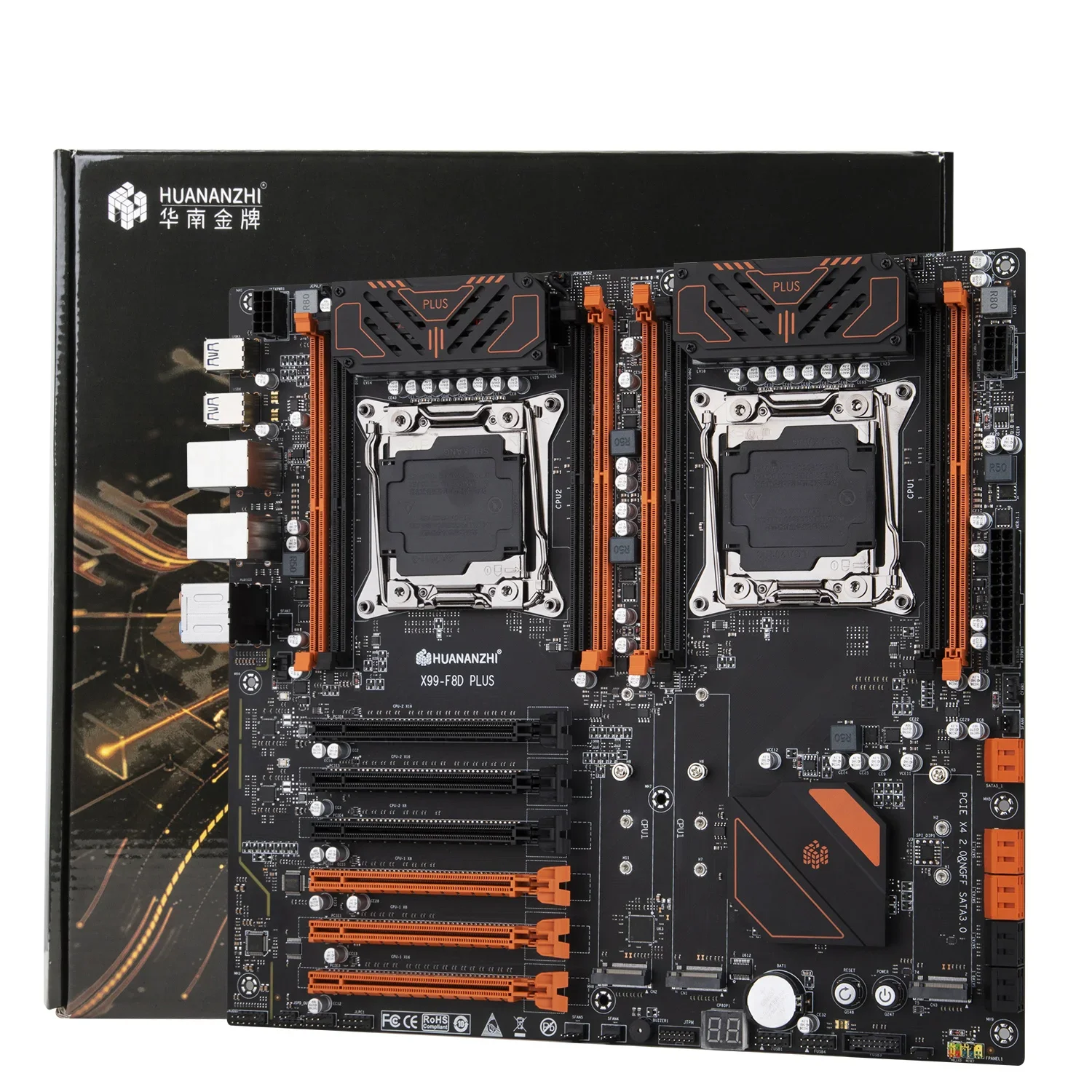 X99 F8D PLUS Dual Motherboard  - огляд і ціна X99 Dual Cpu Motherboard Combo