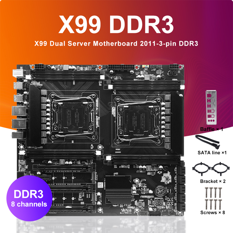 X99 Dual-socket Cpu Motherboar - огляд і ціна X99 Dual Cpu Motherboard Combo